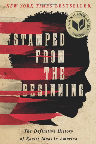 Book Cover - Silhouette of black person behind streaks of red paint